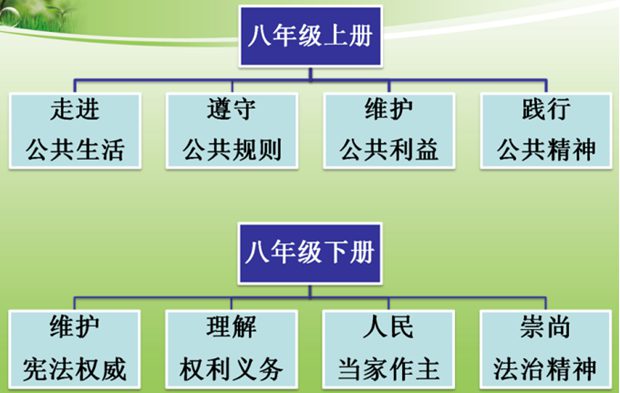 道德与法治八年级知识体系