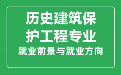 <b>历史建筑保护工程专业就业前景怎么样_学什么_好就业吗?</b>