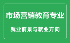 <b>市场营销教育专业大学排名_市场营销教育专业学什么_就业前景怎么样?</b>