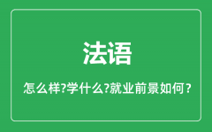 法语专业怎么样_法语专业主要学什么_就业前景怎么样?