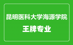昆明医科大学海源学院王牌专业有哪些_最好的专业是什么