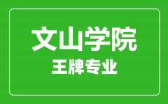 文山学院王牌专业有哪些_最好的专业是什么