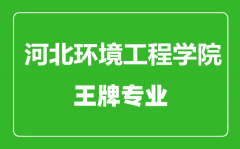 河北环境工程学院王牌专业有哪些_最好的专业是什么