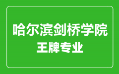 哈尔滨剑桥学院王牌专业有哪些_最好的专业是什么