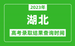 2023年湖北高考录取结果查询时间_湖北高考录取结果什么时候公布？
