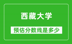 2023山东高考多少分能上西藏大学_西藏大学在山东预估分数线
