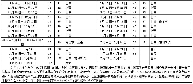 2024年广州中小学寒假放假时间表,广州寒假多少天