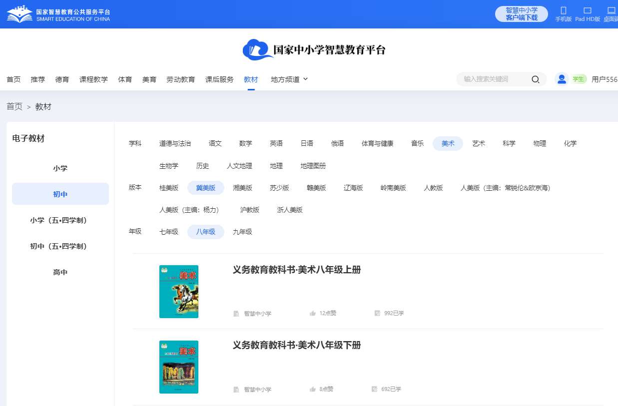 冀美版八年级下册美术电子课本,八年级下册美术书电子版