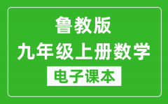 鲁教版九年级上册数学（五四学制）电子课本