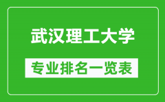 武汉理工大学专业排名一览表_武汉理工大学哪些专业比较好