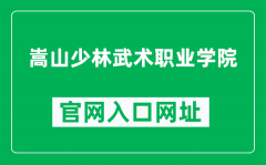 嵩山少林武术职业学院官网入口网址（https://www.shaolinkungfu.edu.cn/）
