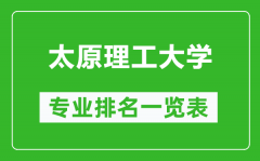太原理工大学专业排名一览表_太原理工大学哪些专业比较好