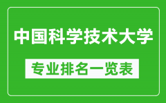 中国科学技术大学专业排名一览表_中国科学技术大学哪些专业比较好