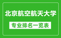北京航空航天大学专业排名一览表_北航哪些专业比较好