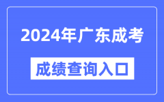 2024年广东成考成绩查询入口网址（https://eea.gd.gov.cn/）