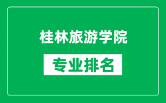 桂林旅游学院专业排名一览表_桂林旅游学院哪些专业比较好