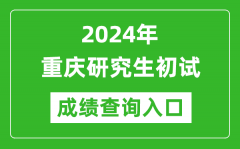 2024重庆研究生初试成绩查询入口（https://www.cqksy.cn/）