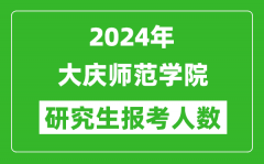 2024年大庆师范学院研究生报考人数