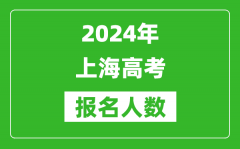 2024年上海高考报名人数是多少_比2023年多多少人？