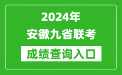 新高考2024安徽九省联考成绩查询入口（https://www.ahzsks.cn/）