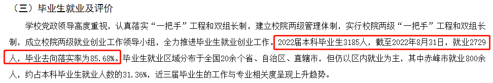 赤峰学院就业率怎么样,就业前景好吗?