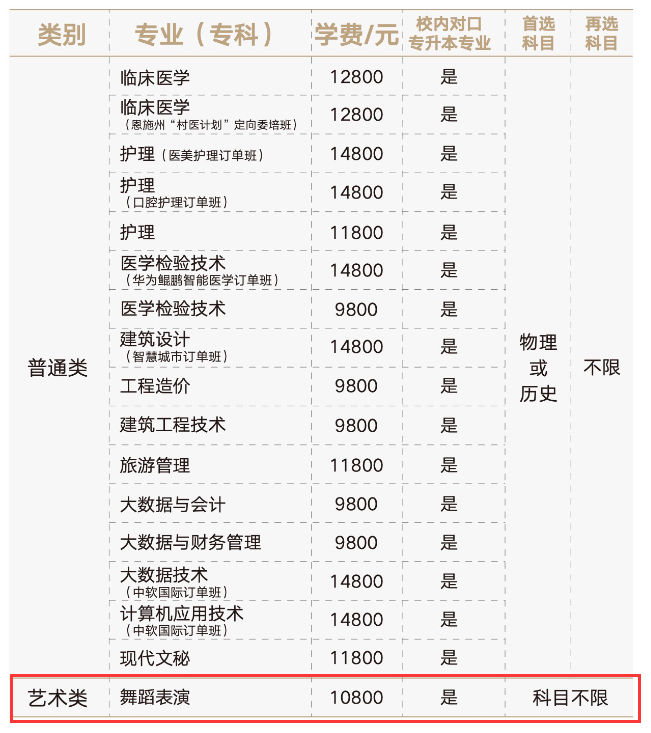 湖北恩施学院艺术类学费多少钱一年(附各专业收费标准)