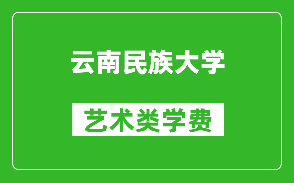 云南民族大学艺术类学费多少钱一年(附各专业收费标准)