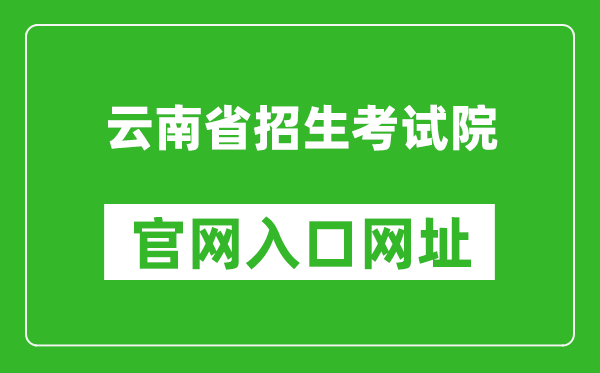 云南省招考频道官网入口网址：https://www.ynzs.cn/