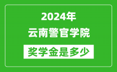 2024年云南警官学院奖学金多少钱_覆盖率是多少？
