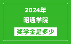 2024年昭通学院奖学金多少钱_覆盖率是多少？