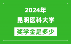 2024年昆明医科大学奖学金多少钱_覆盖率是多少？