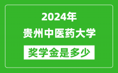 2024年贵州中医药大学奖学金多少钱_覆盖率是多少？