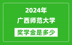 2024年广西师范大学奖学金多少钱_覆盖率是多少？
