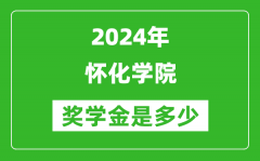 2024年怀化学院奖学金多少钱_覆盖率是多少？