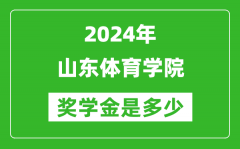 2024年山东体育学院奖学金多少钱_覆盖率是多少？