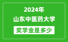 2024年山东中医药大学奖学金多少钱_覆盖率是多少？