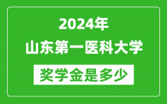 2024年山东第一医科大学奖学金多少钱_覆盖率是多少？