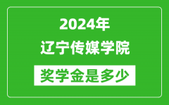 2024年辽宁传媒学院奖学金多少钱_覆盖率是多少？