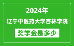 2024年辽宁中医药大学杏林学院奖学金多少钱_覆盖率是多少？