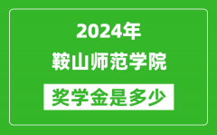 2024年鞍山师范学院奖学金多少钱_覆盖率是多少？