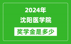 2024年沈阳医学院奖学金多少钱_覆盖率是多少？