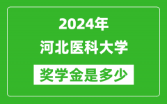 2024年河北医科大学奖学金多少钱_覆盖率是多少？