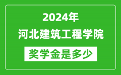 2024年河北建筑工程学院奖学金多少钱_覆盖率是多少？