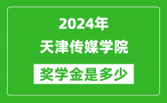 2024年天津传媒学院奖学金多少钱_覆盖率是多少？