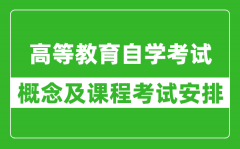 什么是高等教育自学考试_自考课程考试安排