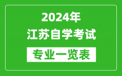 2024年江苏自学考试专业一览表_江苏自考有哪些专业?