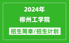 柳州工学院2024年高考招生简章及各省招生计划人数