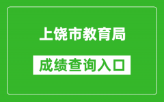上饶市教育局中考成绩查询入口：http://www.zgsr.gov.cn/jyj/