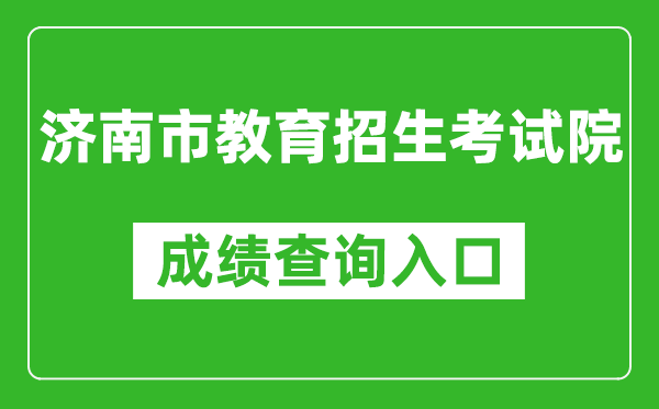 济南市教育招生考试院中考成绩查询入口：https://czxk.jnzk.net/