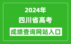2024年四川省高考成绩查询网站入口（https://www.sceea.cn/）